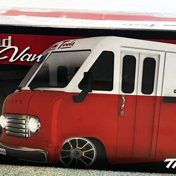 Sealed Traxxas 1950 Hot Rod Ford Snap-On Tools 1:10 Scale 4WD RC Van 24” Box MIB - Picture 1 of 7